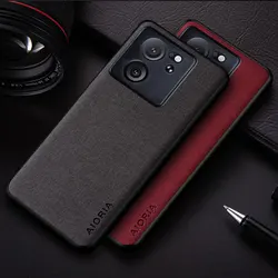 Case For Xiaomi 13T Pro coque lightweight durable textile leather cover for xiaomi 13T case funda