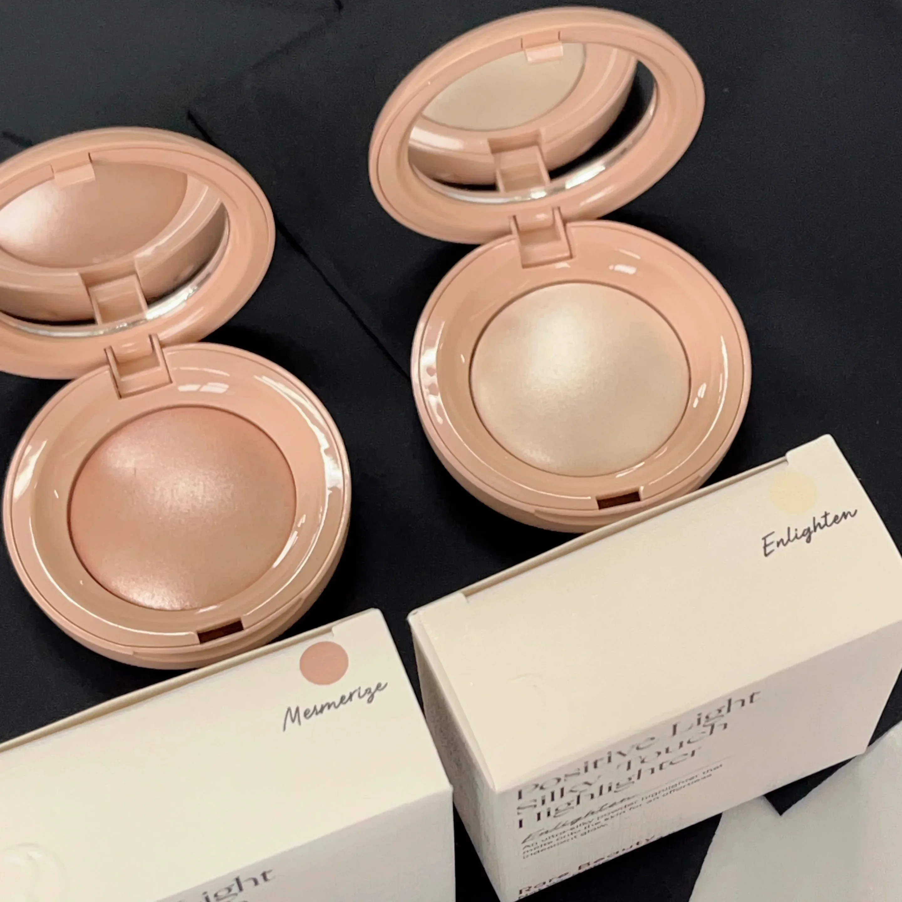 نادر الجمال الإيجابي ضوء السائل الإنارة تسليط الضوء على مسحوق الكنتوري أحمر الخدود كريم ماكياج الوجه لامع تألق أخف أحمر الشفاه