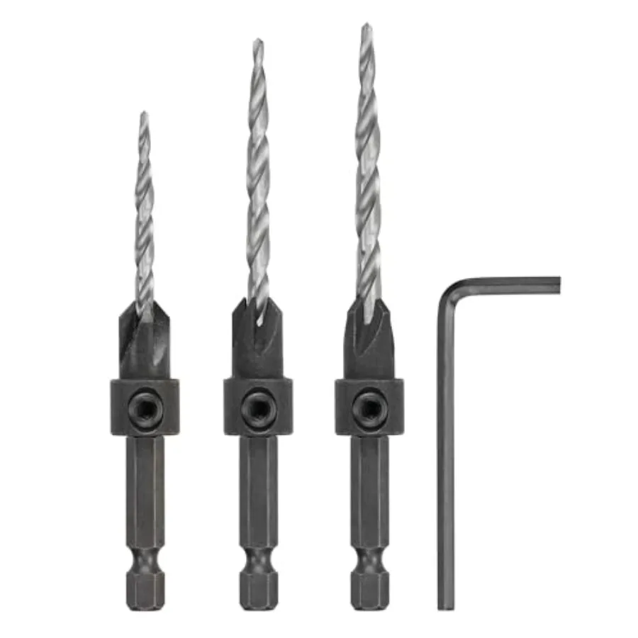 

Countersink Drill Bit Set #6, #8, #10, 3-Piece DW2535