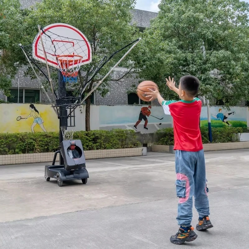 SIBOASI Portable Basketball Shooting Training Machine Remote Control Eco-Friendly Automatic Ball Return Foldable Durable K6809P2