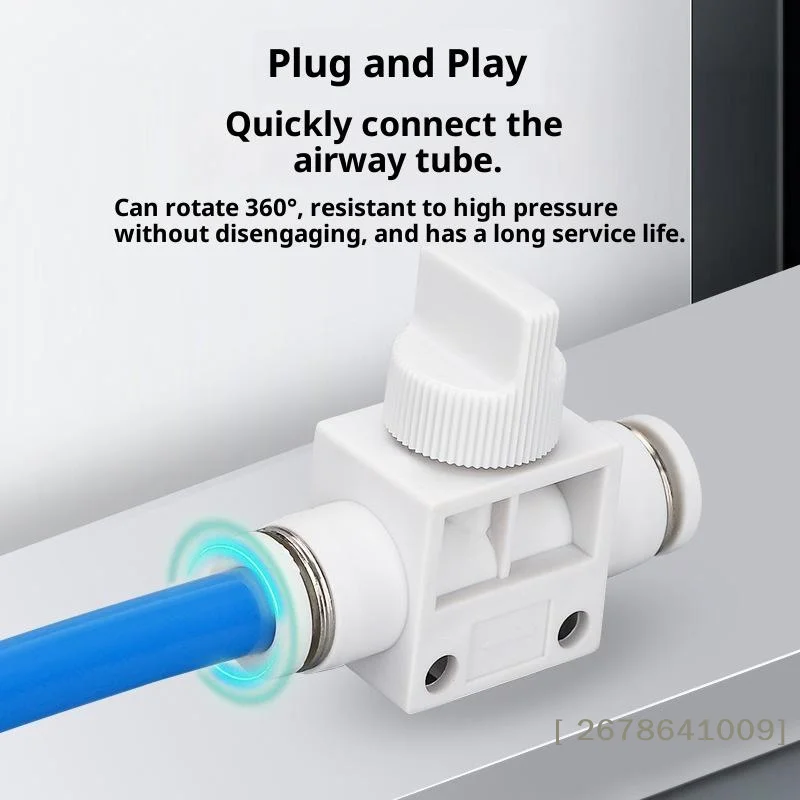 ⚑Premium Pneumatic Fitting Pipe Connector HVFF Tube Air Quick Fittings 4/6/8/10/12 mm