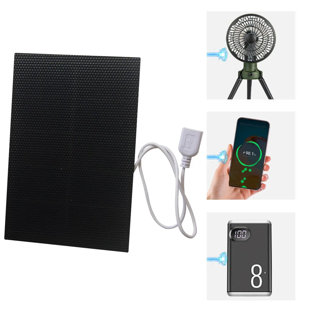 

3W 5V Solar Panel Charger For Outdoor Use USB Output Outdoor Activities Power Solar Power Parts & Accessories
