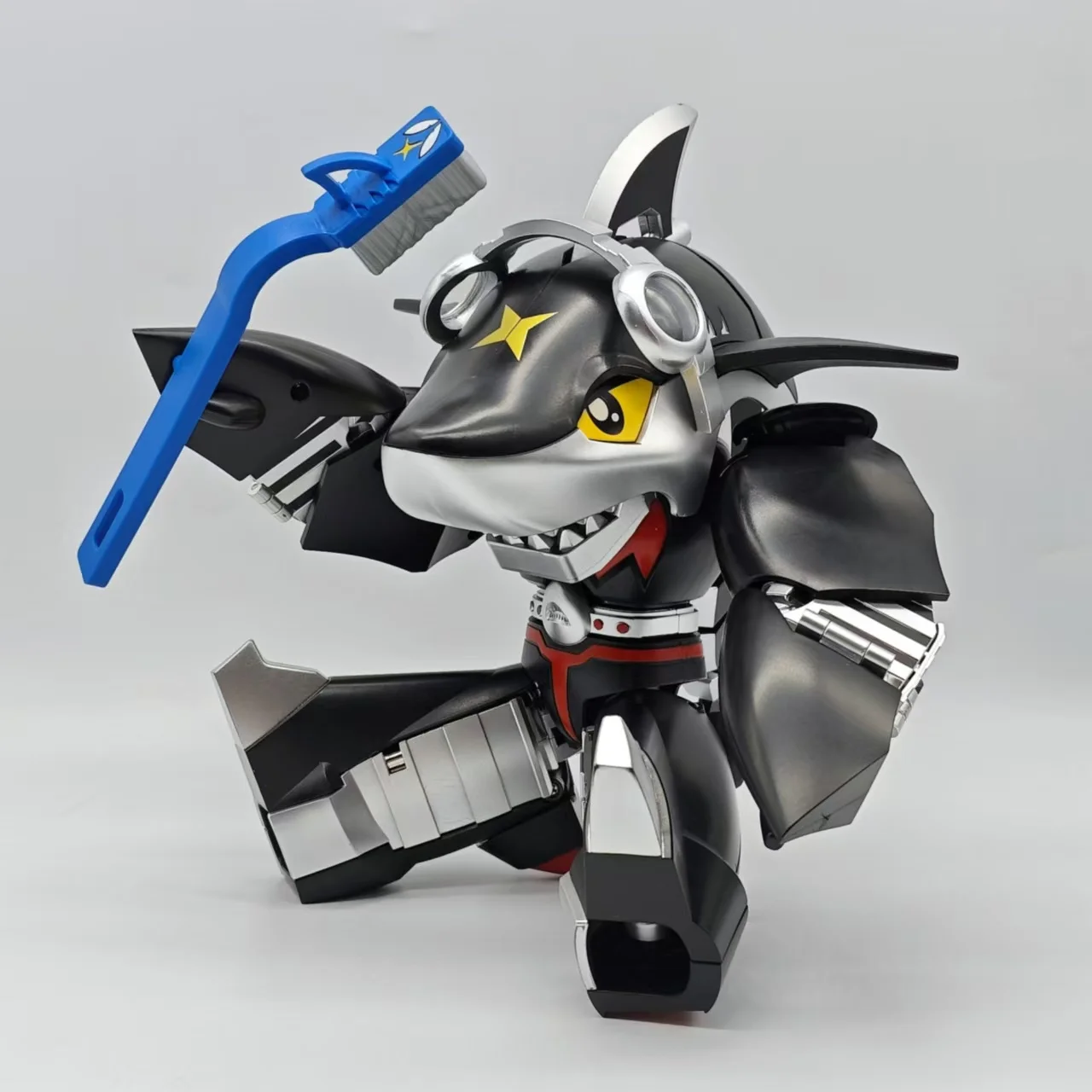 In Stock Tjxb002 Shark Chili Iron Armor ​​Sameshima Figure Kabuda Kabutack B Series No9 Action Figure Robot Collection Hobby Toy