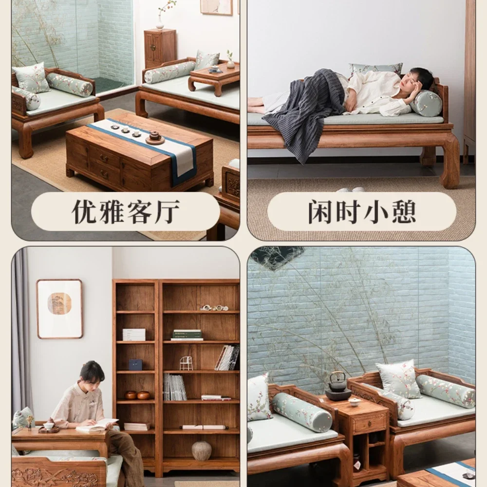 

Solid Wood Luohan Bed, Luhan Bed, Living Room Furniture, Ming and Qing Dynasties