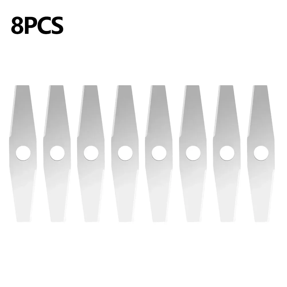 8PCS Rasenmäher Sägeblätter 150mm Stahl Für Gras String Trimmer Kopf Ersatz Sägeblätter Rasenmäher Armaturen
