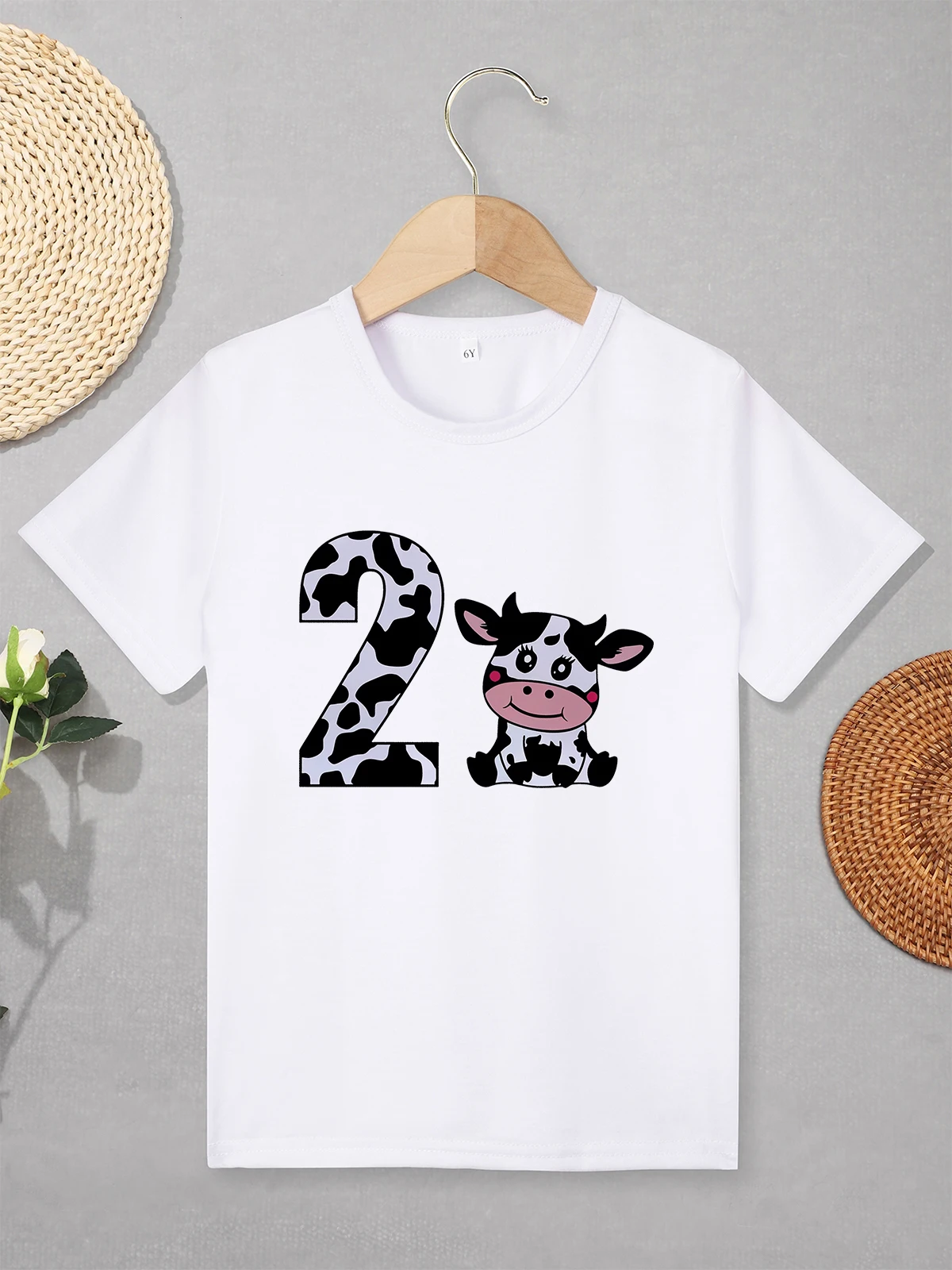 

2-7 Years Birthday Kids T Shirt Comzy Summer Streetwear Casual Fashion Party Boys Clothes Crew Neck Basic Tops Girls Tee Shirt