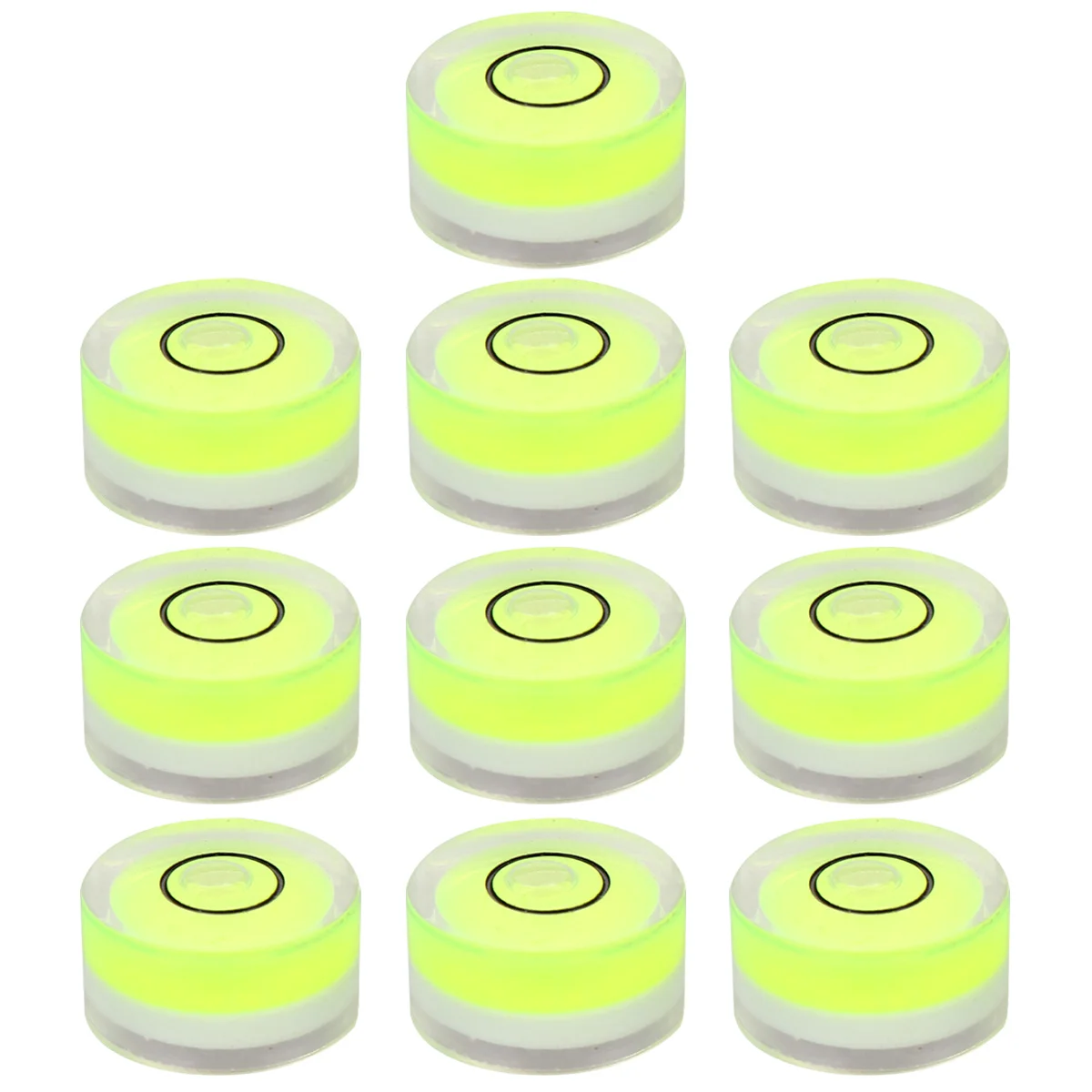 

10pcs 18X9Mm Clear Acrylic Universal Level For Picture Frame Mural Calibration Horizontal Measurement Spirit Bubble Level