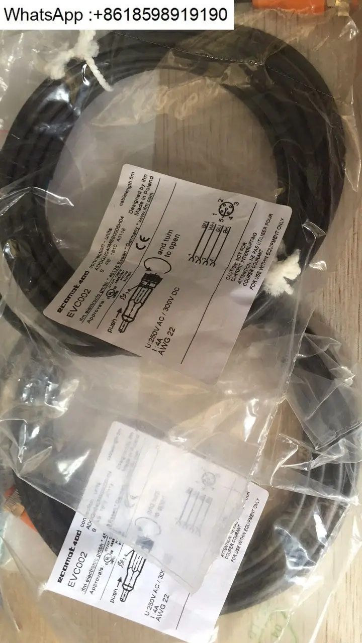 Kabel IFM EVC004 EVC003 EVC001 EVC005 EVC002 EVC006