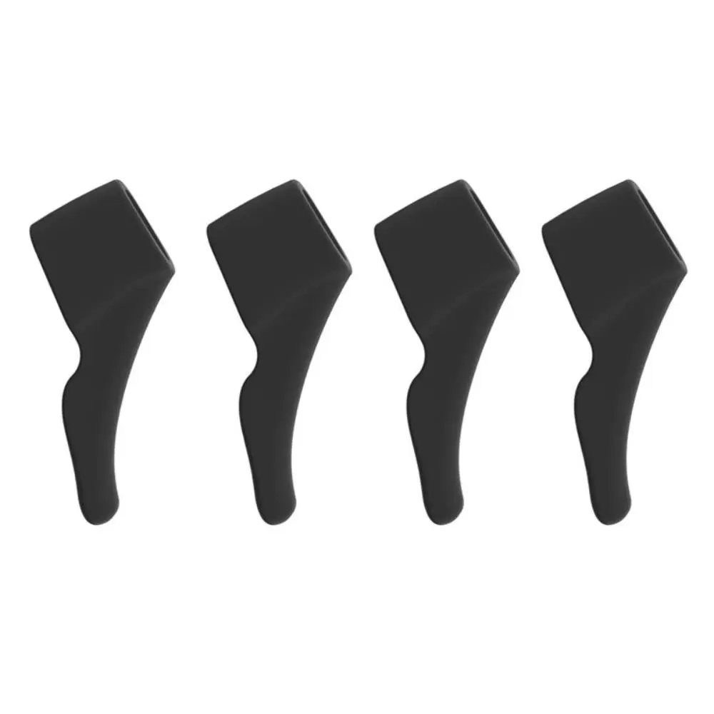 4PCS Set Elastic Silicone Ear Hook Anti-Slip Eyeglasses Leg Grip for Ray-Ban Meta/Ray Neo/Xreal/ Thunderbird Air4