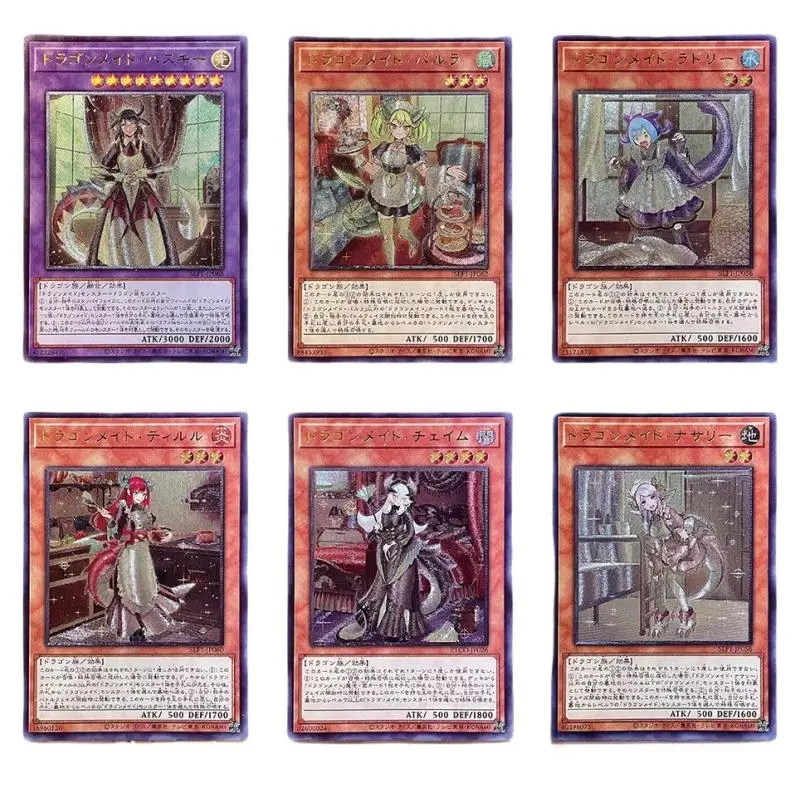 Yu Gi Oh Flash Card Armityle the Chaos Phantom Charmer Dragonmaid Knightmare Diy Utr Action Toy Figues Anime Game Collection