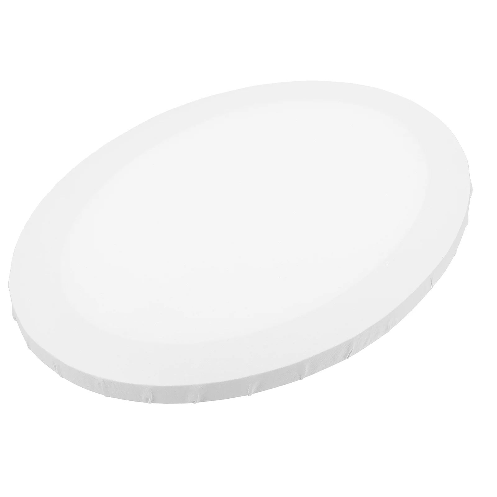 Imagem -02 - Quadro de Pintura a Óleo Tela Oval para Iniciante Mini Forma em Branco Branco Pequeno Pintor Fornecimento Cor Água Estudante