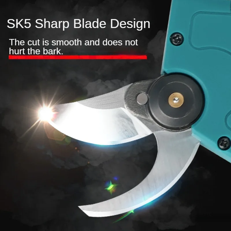 Brushless Pruning Shears Electric Garden Scissors Fruit Tree Cordless Pruning Shears Garden Tool Pruner Compatible Makita Batter
