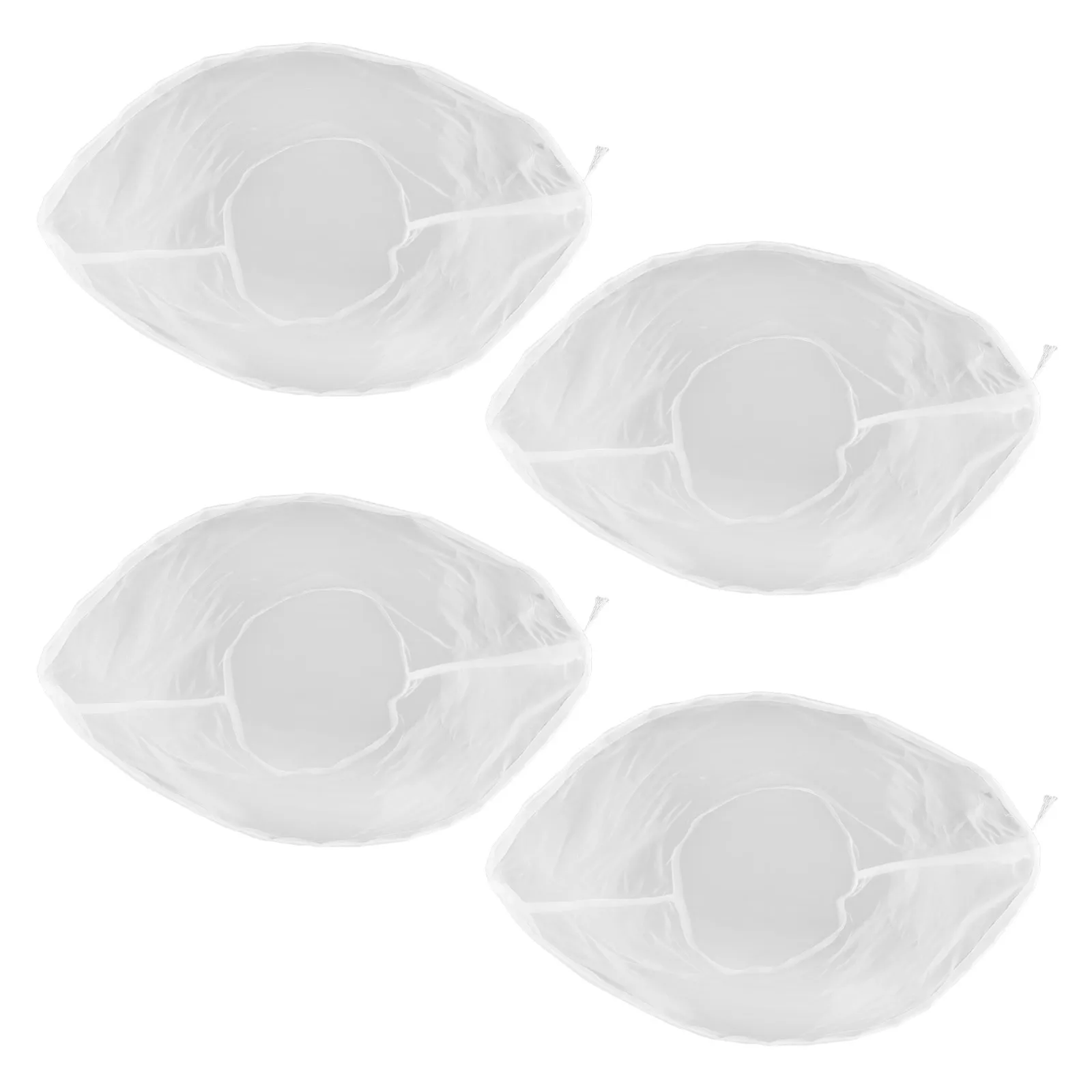 

4Pcs Honey Filtering Bags with Drawstring Fine Nylon Mesh for 5 Gallon Bucket Reusable Apiary Extraction and Refining Kit