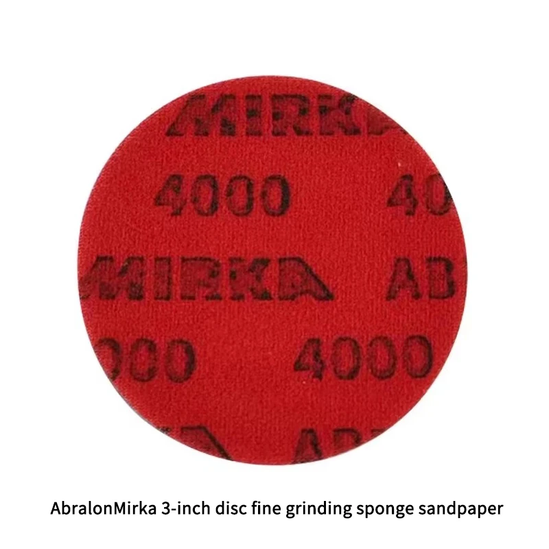قرص ميركا 3 بوصة إسفنجة طحن دقيقة قرص تلميع ورق الصنفرة 75 مم قرص قبضة يتدفقون ورقة طحن وتلميع السيارة #2