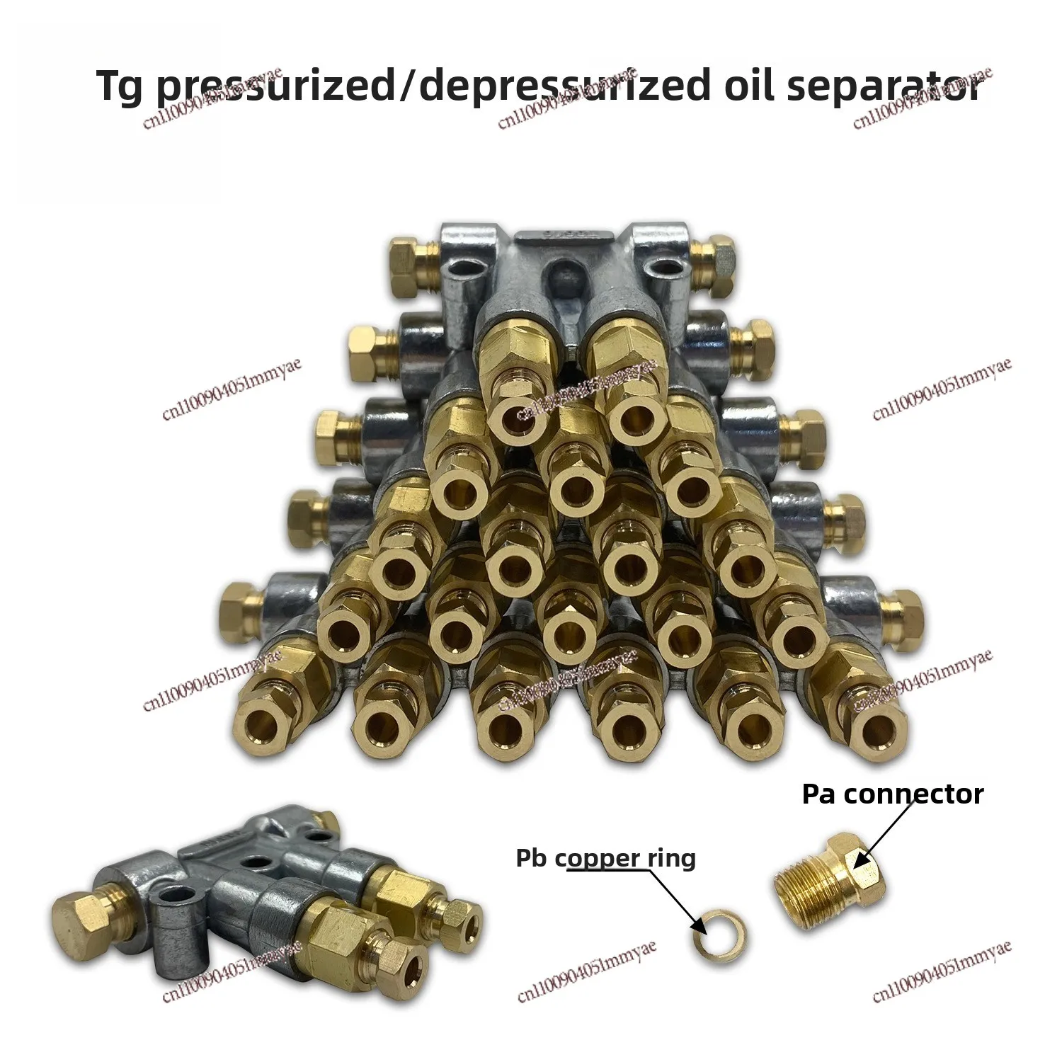 TG type pressure/relief distributor, quantitative oil separator