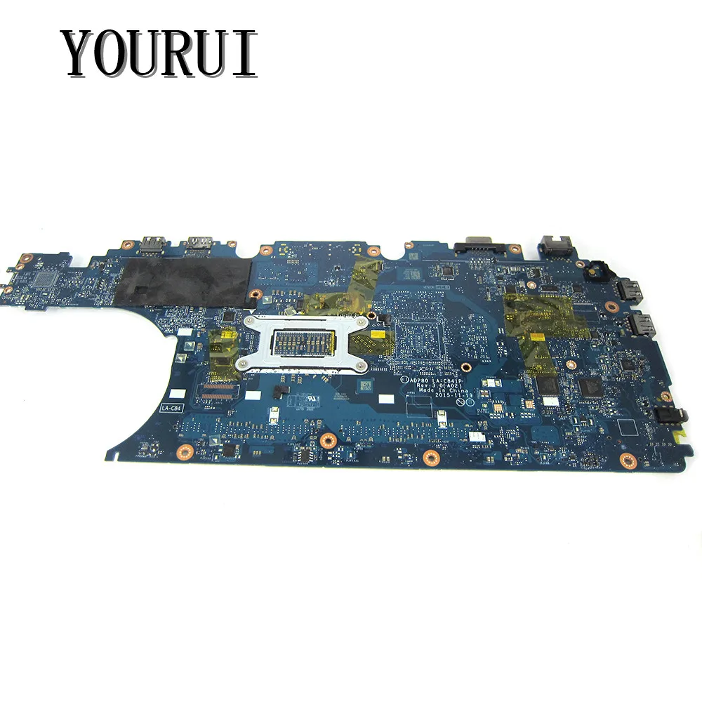 LA-C841P FOR dell Latitude 15 5570 E5570 Laptop motherboard with I5-6440HQ CPU LA-C841P CN-0CPTX8 fit Precision 3510 M3510