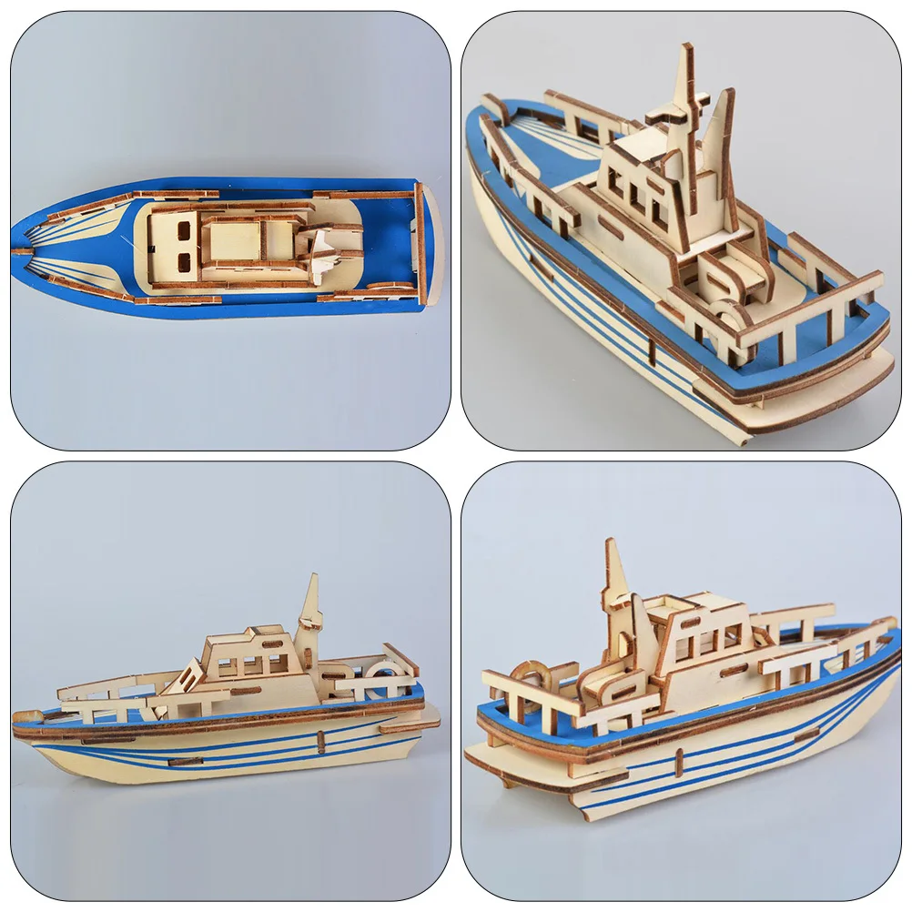 

2 шт. спасательная шлюпка, деревянная головоломка, креативная сборка ручной работы, образовательные наборы «сделай сам» для детей, подарок на Рождество и день рождения для мальчиков и девочек