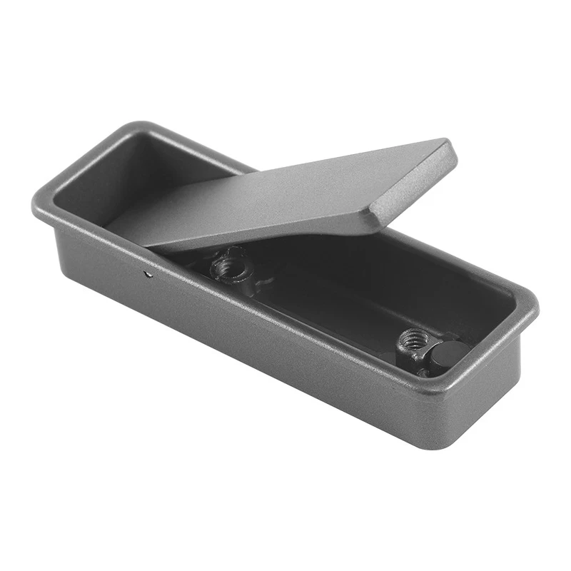 Cabinet Invisible Handle Hidden Embedded Zinc Alloy Sliding Door Drawer Flip Handle Drawer Embedded Handles Furniture Hardware