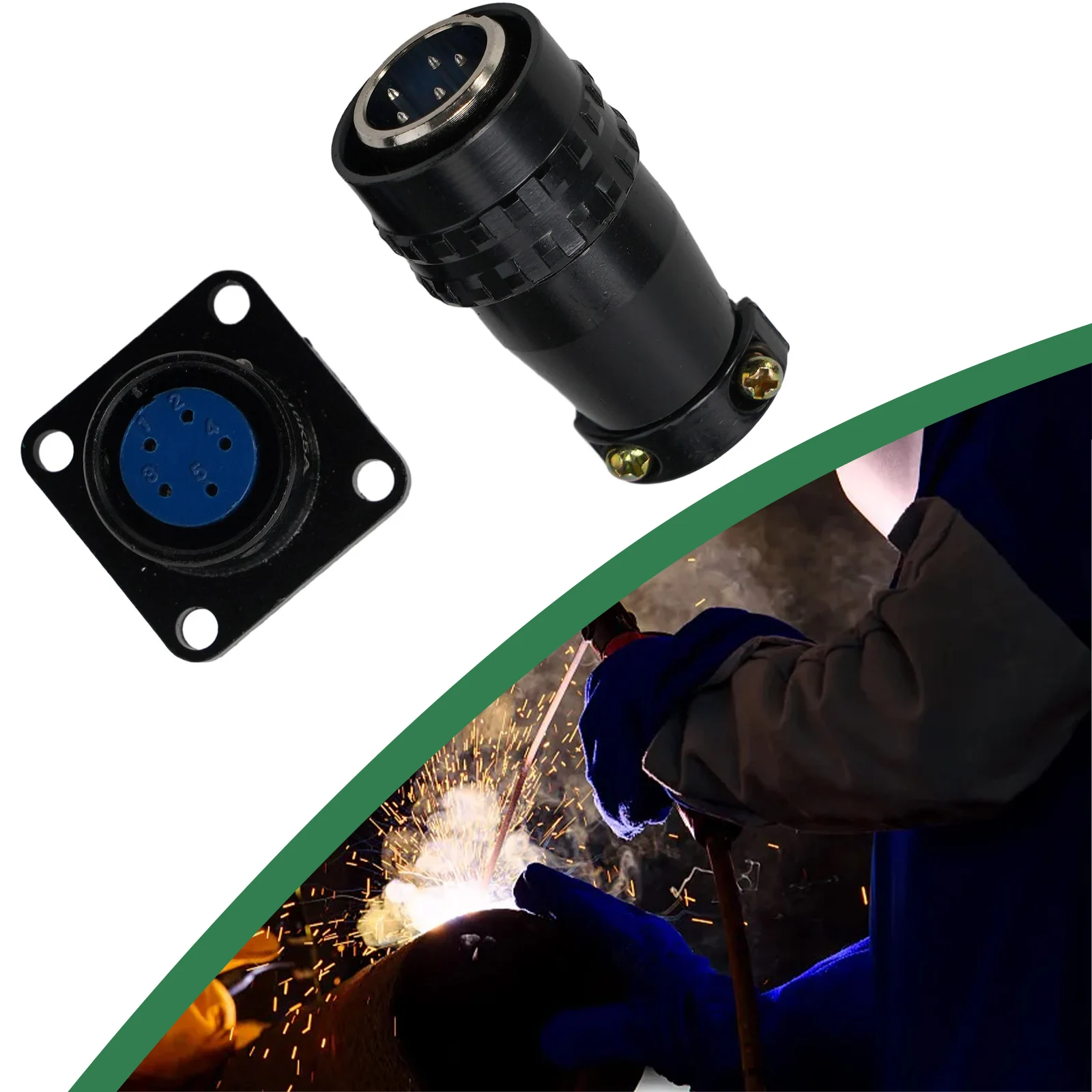 

XS16J5P 5-контактный быстрый разъем для сварочных аппаратов для использования с гаваническим транспортным грузовым и для клаплевого оборудования