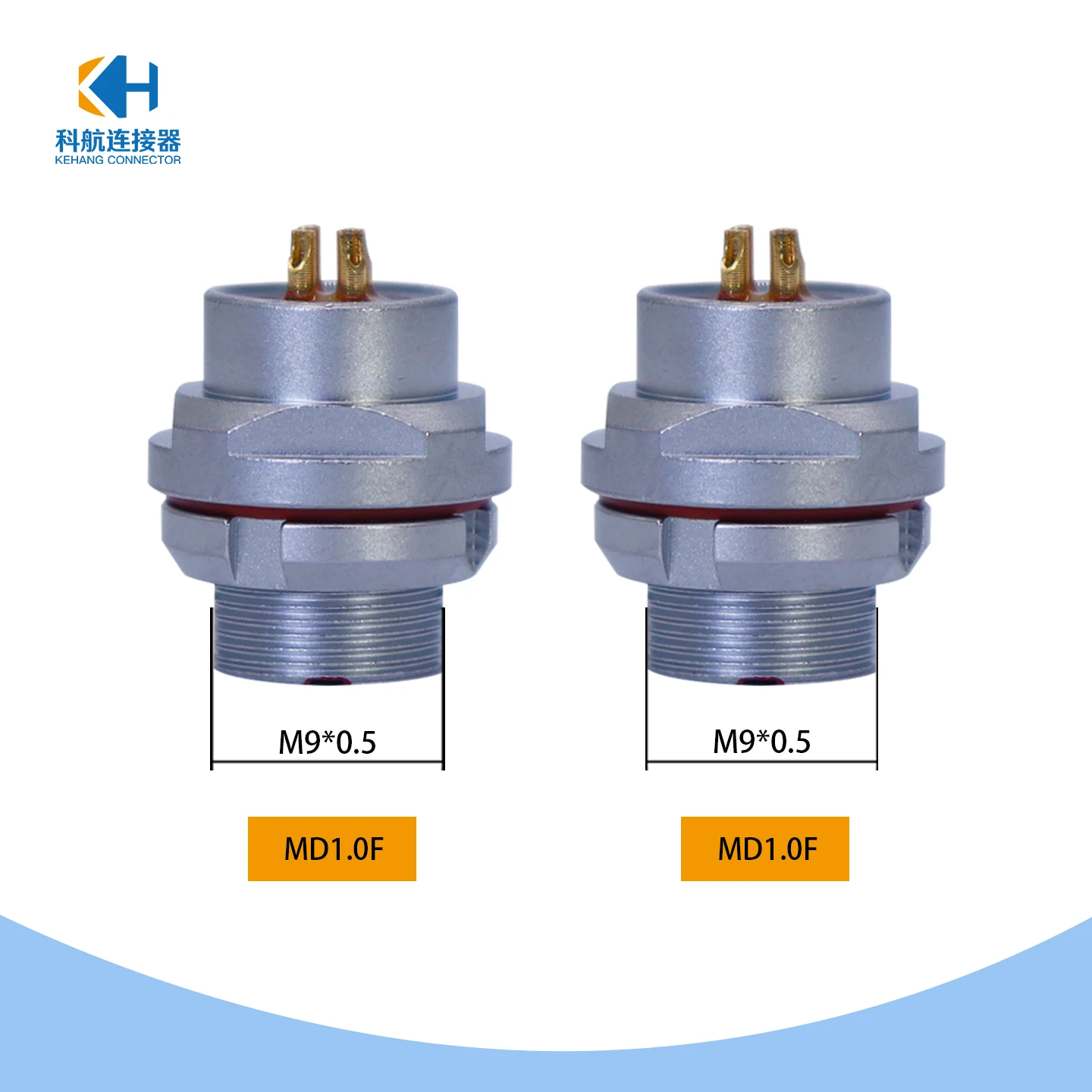 High-Quality Waterproof IP68 MD1 Aviation Socket Adapter Lemo Fisher Connector RoHS Certified for Equipment Instrument Testing