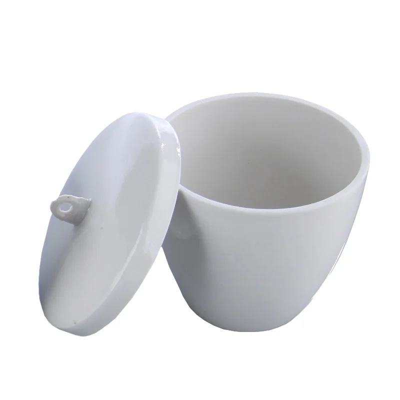 Керамический тигель с крышкой