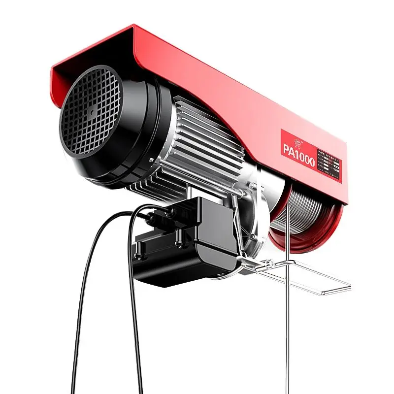 400/800kg Electric Hoist Lifting Wire Hanging Crane hoisting machine with wire rope pulling Electric Winch