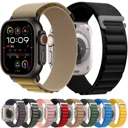 Alpine Loop Nylon Upgrade Strap For Apple Watch Band 11 10 42/46mm 9 8 7 45/41mm Ultra 3 49mm Bracelet Watchband iWatch 6 5 4 SE