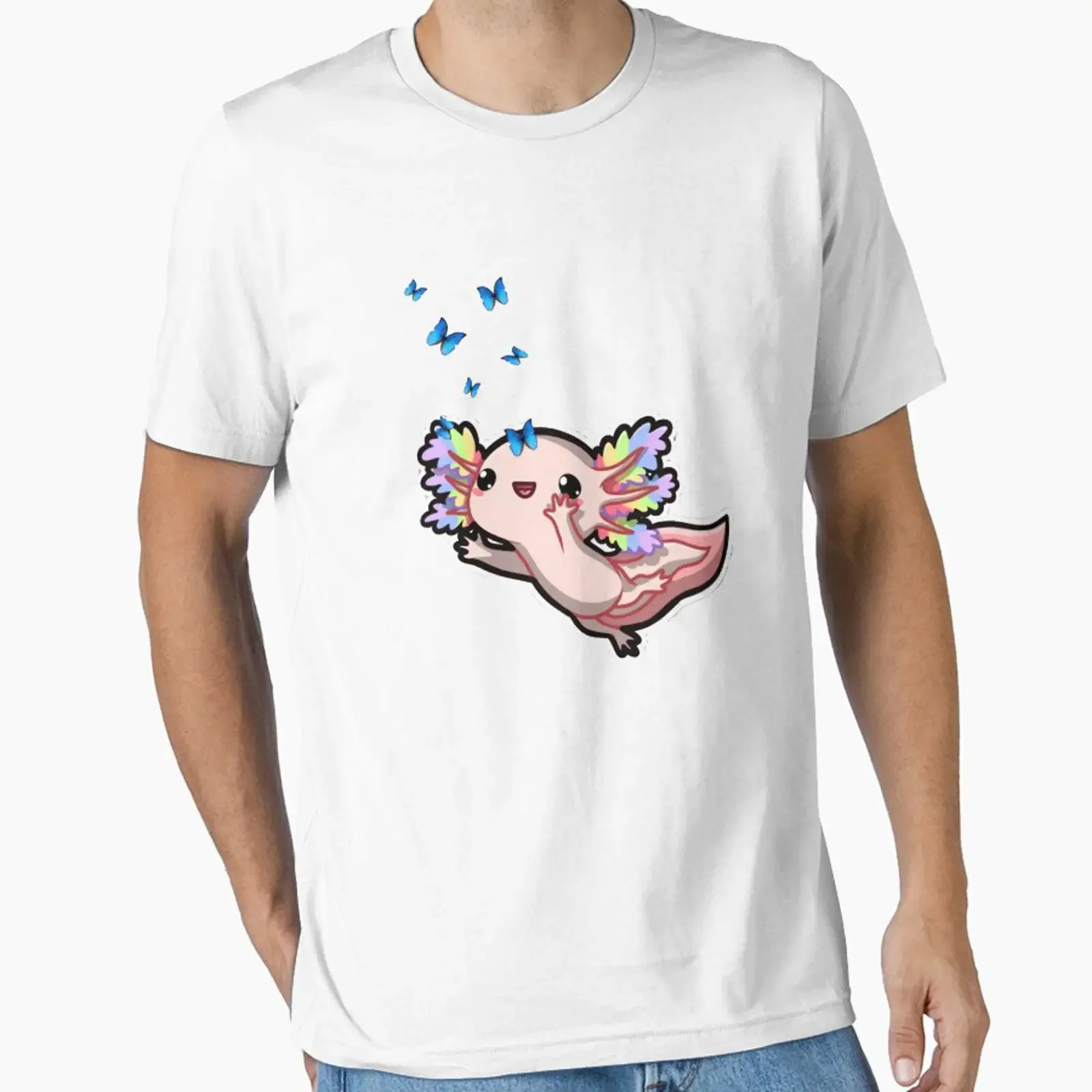 axolotl designed and sold by tatouma shopp vintage Washed Unisex designer clothes homme Stylish fashion Breathable Soft