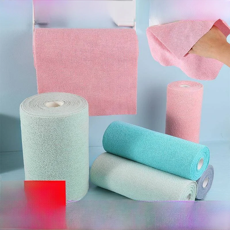 

Thickened Weekly Disposable Kitchen Towels Hand Tear Dry Wet Dual Purpose Dishwashing Cloths Superfine Fiber Absorbent Lazy P...