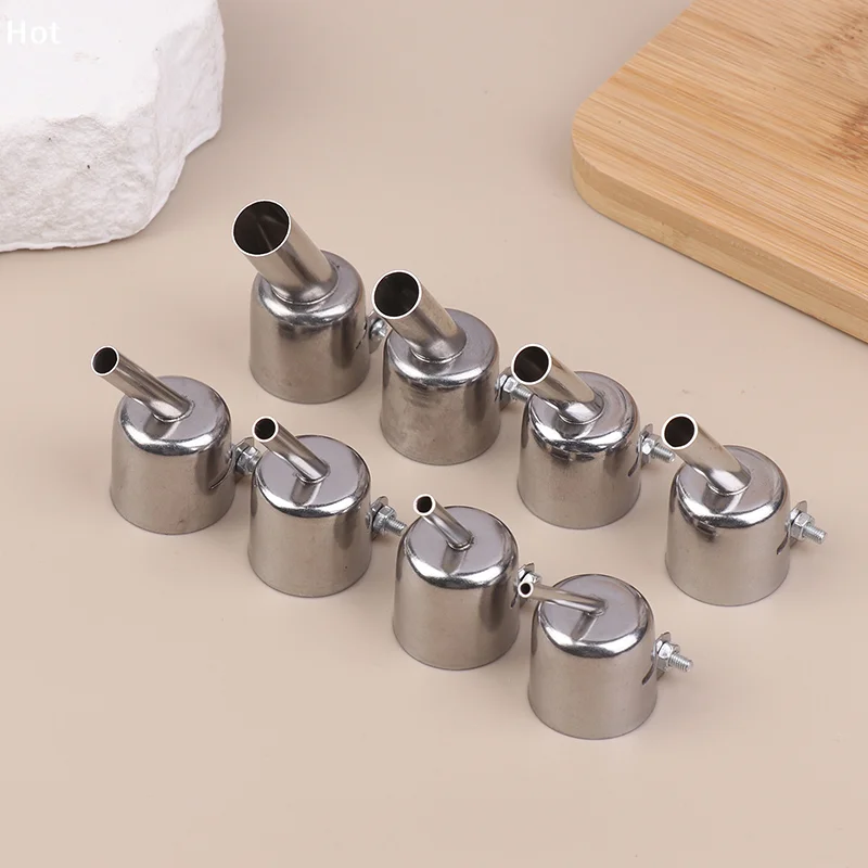 850 3/4/5/6/7/8/10/12MM Hot Air Nozzle 45 Degree Curved Angle Welding Nozzle For 850 Series Hot Air Rework Station Accessories