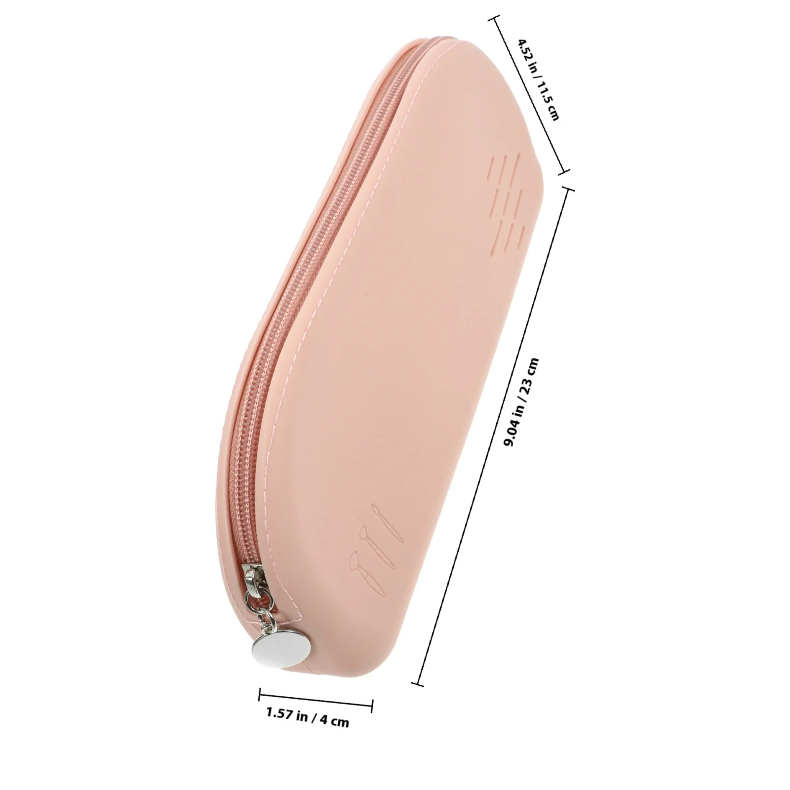 حامل فرشاة مكياج من السيليكون، منظم للسفر، خفيف الوزن، سعة كبيرة، حقيبة تخزين لفرش المكياج #6