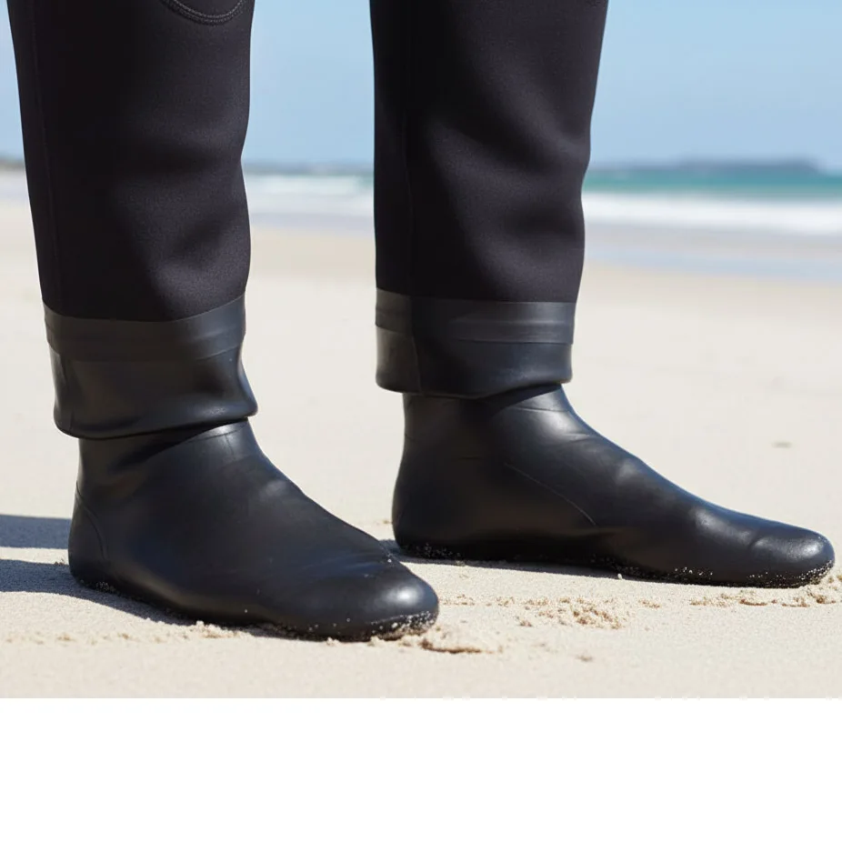 latex-dry-suit-socks-1-pair--drysuit-replacement-socks-with-rubber-seals-sole-for-repair-waterproof-neoprene-sock-boots