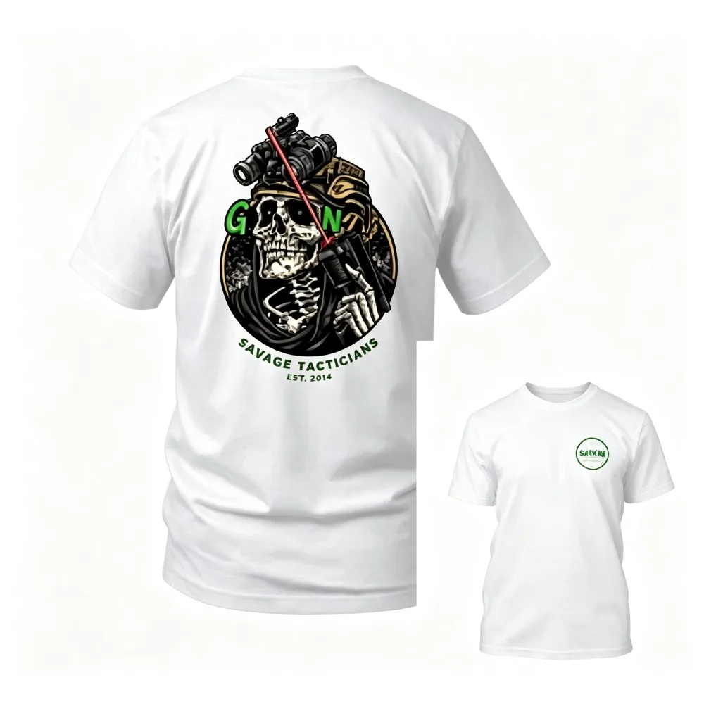 2026 New Goon Outdoor Sports Tough Guy Military Tactical T-shirt Men Women Casual Short Sleeve Tops S-4XL