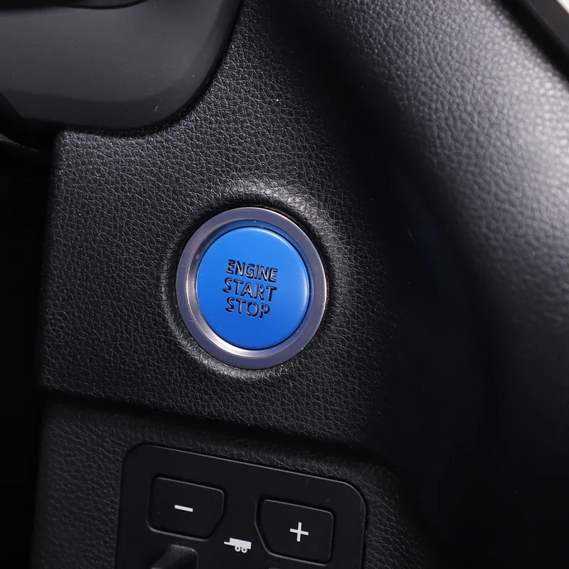 For Toyota Tundra 2022-2024 aluminum alloy Car Engine Start Stop Button Start Lgnition Button Cover Trim Sticker Car Accessories