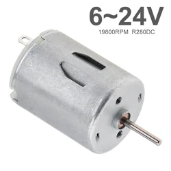 R280 RS360 R380 390 395 DC Motor 6V-24V 12V 12000-24000RPM Metal High Speed Micro Motor for DIY Toys Hair Drier Mini  Fan