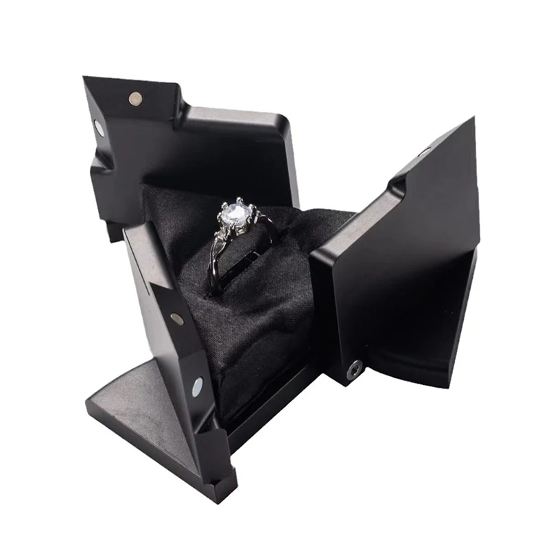 Energy Ring Box Rotating Mechanical Deformation Jewelry Storage Display Box Creative Proposal Cube Boxes