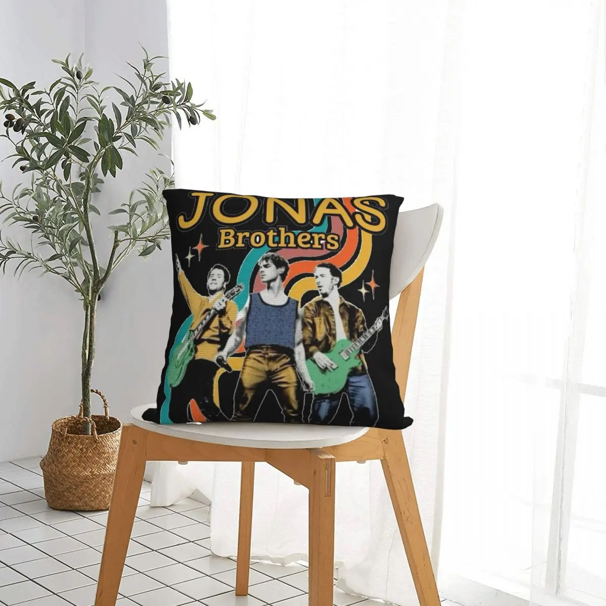 Jonas Brothers Tour Pillow Covers Couch Cushion Cover Creative Pillow Cover 45*45