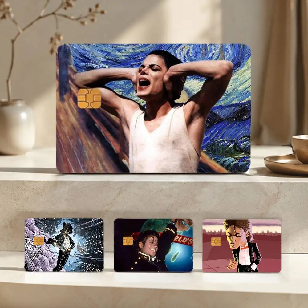 Michael Jackson Sticker Film Tape Skin for Credit Card Debit Card Waterproof Stickers