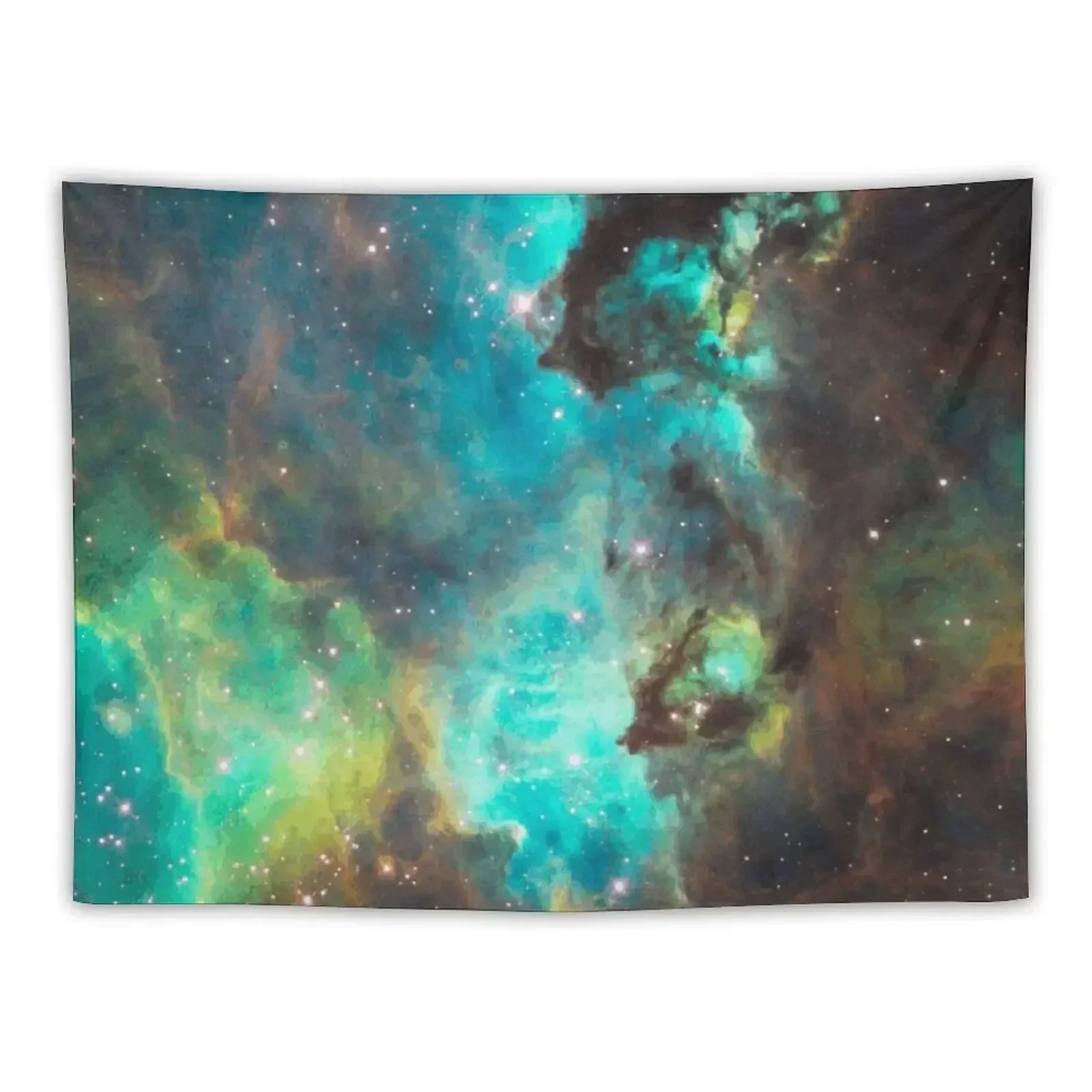 

Green Galaxy Tapestry Home Decor Aesthetic House Decor Tapestry