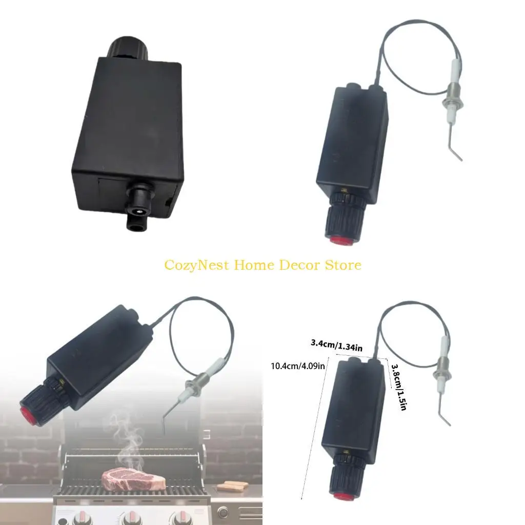 92MF Electronic Push Button Pluse Ignitor Universal Generator For Gas Pit Outdoor Supply Fast Reliable Ignition