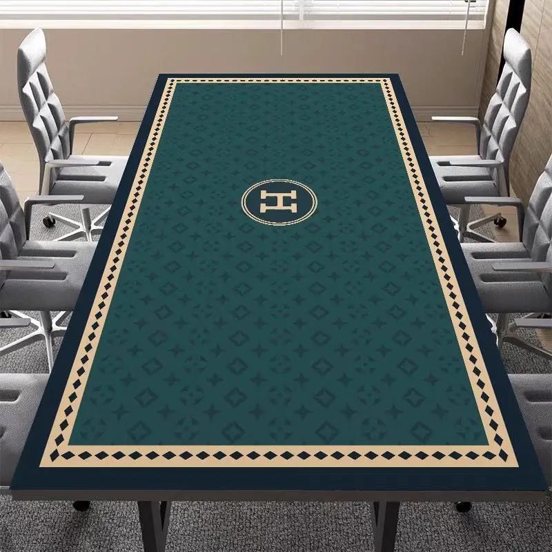 Light Luxury Retro Texas Hold'em Poker Table Mat Waterproof Non-Slip Casino Card Tablecloth Game Desk Pad Living Room Decor​