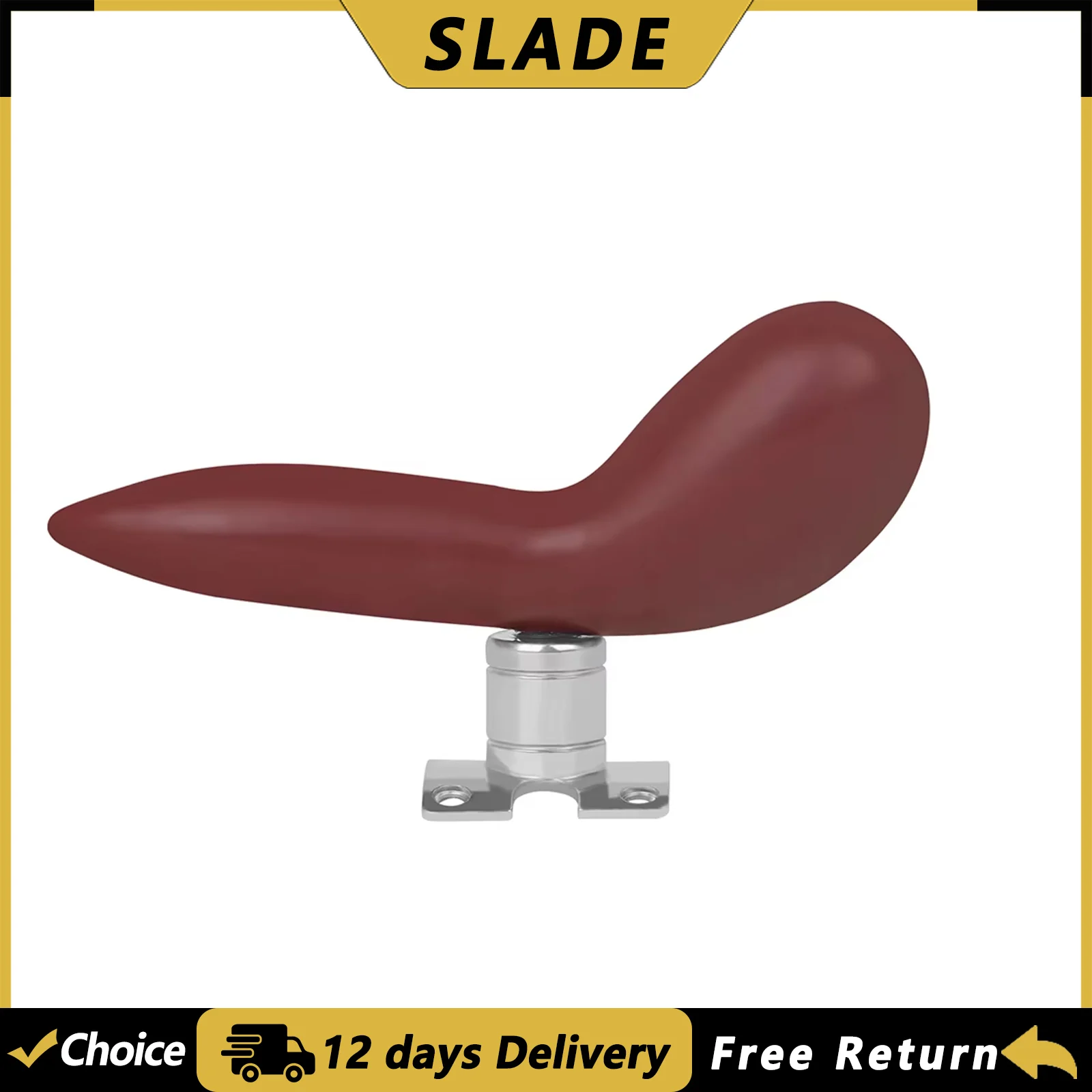 SLADE BS-06 Bassoon Tuba Hand Rest Saddle Rest ABS Handle Base 4 Screws Professional Bassoon Woodwind Instrument Accessories