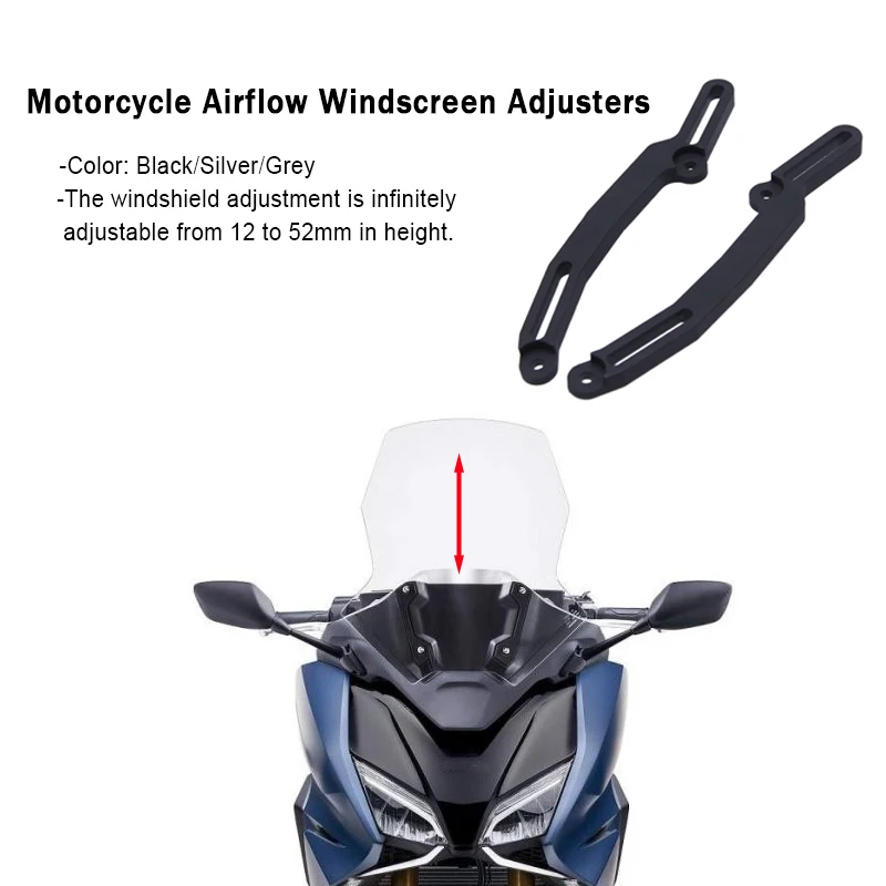 Motorcycle Accessories Windscreen Adjusters CNC Aluminum Windshield Bracket For HONDA Forza 750 Forza750 2021 2022