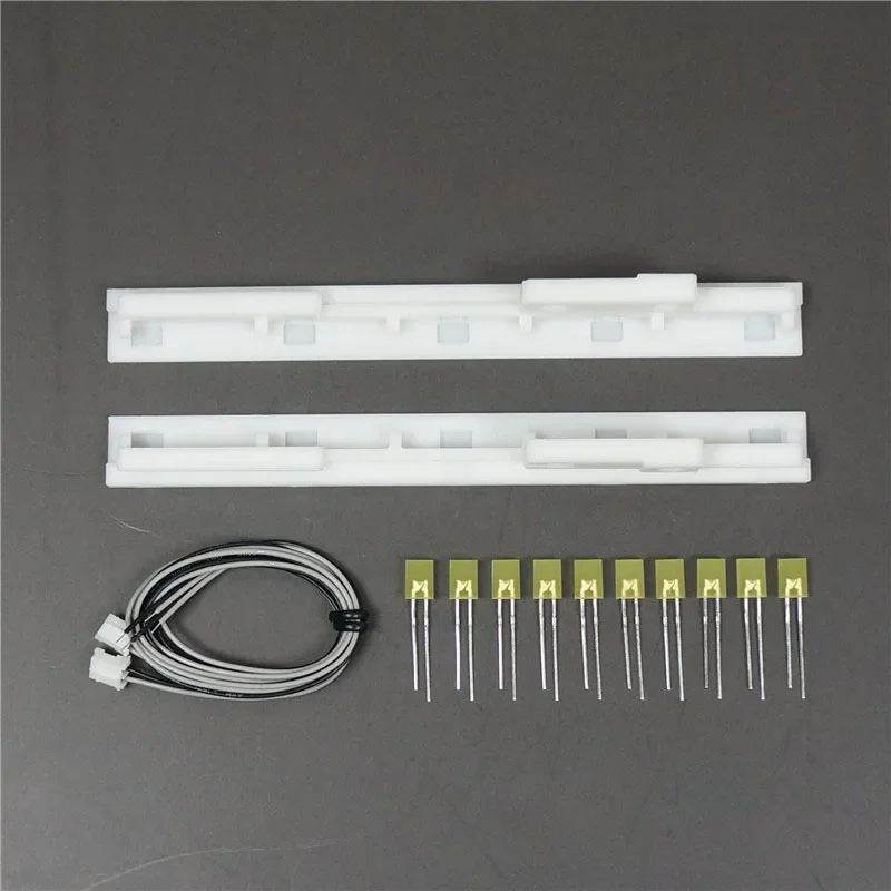 LED 1 Set Simulation Side Skirt Light Bar for 1/14 Tamiya RC Truck Trailer Tipper Scania R620 R470 56323 Car DIY Parts