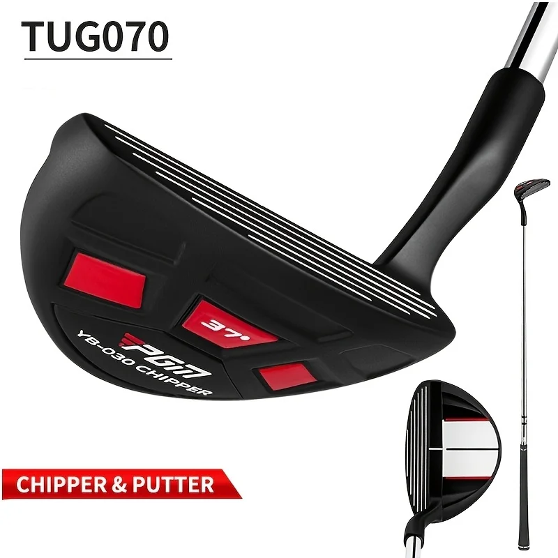 PGM Golf Chipping and Puttng Club - Golf Club for Men and Women - Directionally Controllable with Aiming Line - Sand Wedge - Wed