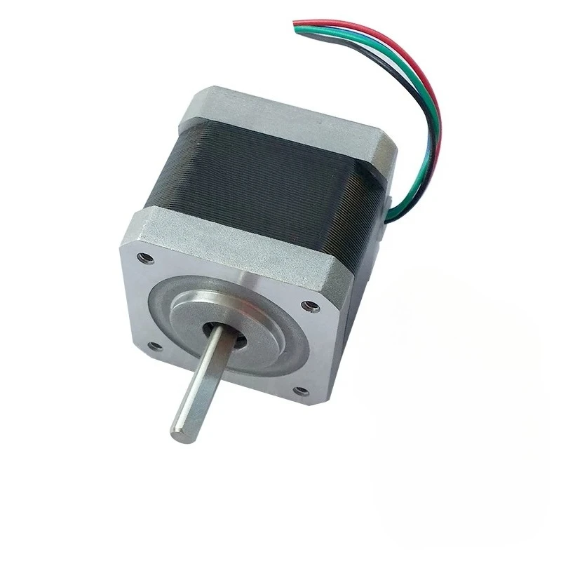 For Small 42 Stepper Motor 40/48mm Single and Double Shaft Hollow Shaft Nema17 Two-phase 1.8 Degrees