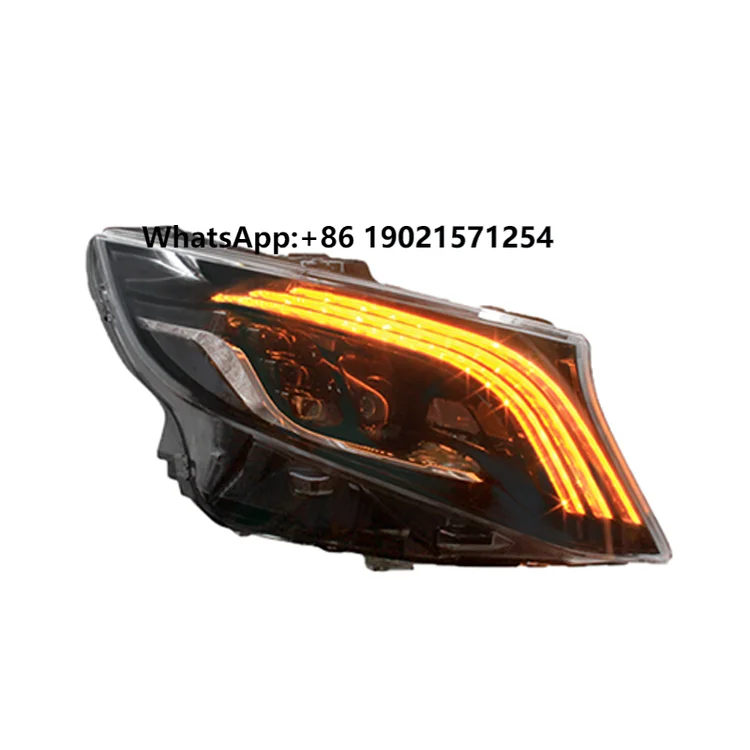

High Beam ALL LED Accessories Car Styling for Vito Headlights 2015-2020 W447 V250 LED Headlight DRL HeadLamp Low Beam