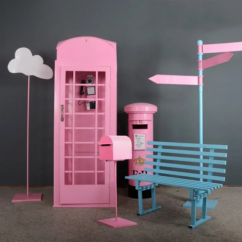 

M929 OEM Wedding Decoration Supplier Telephone Booth For Indoor Out Door Decor