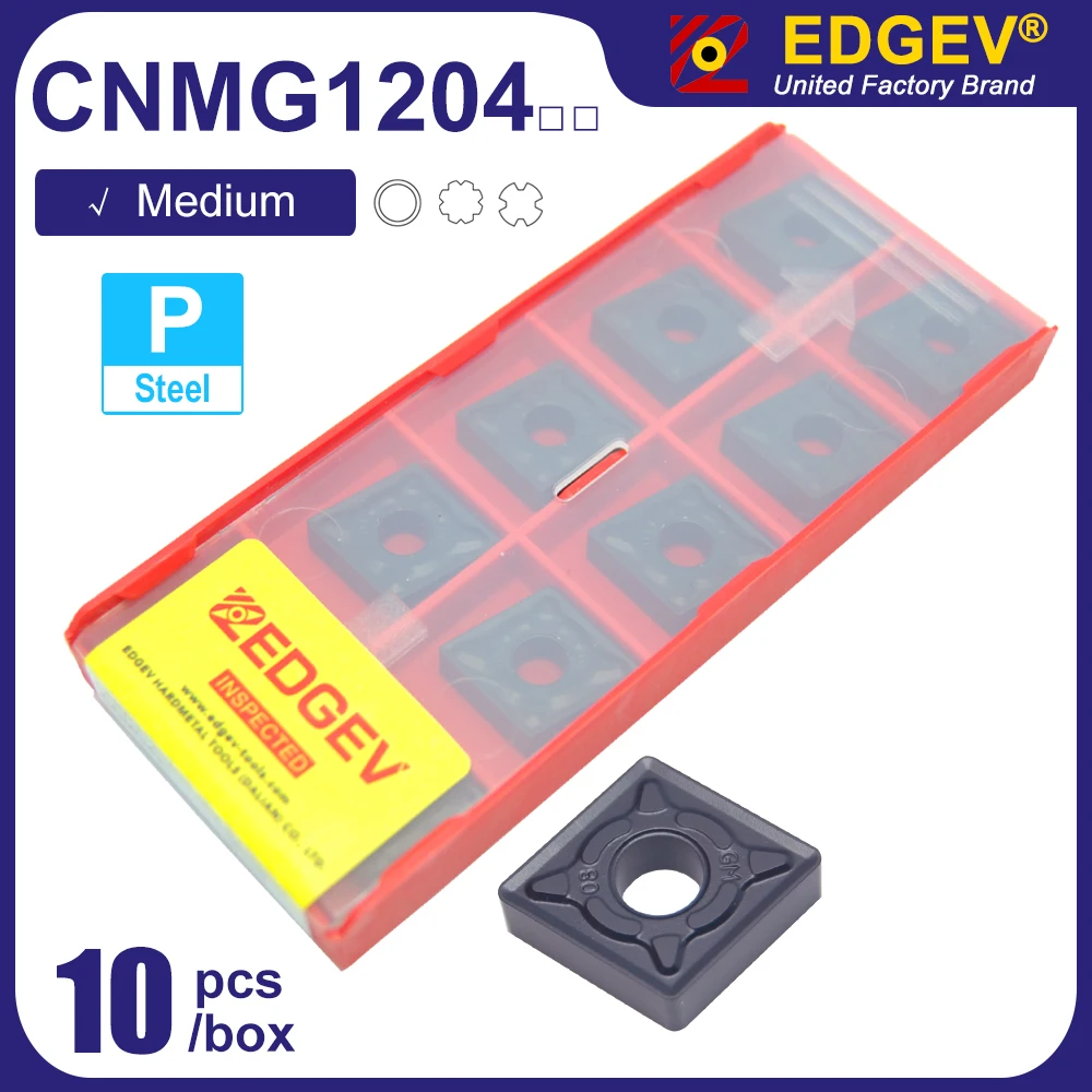 

EDGEV original CNMG120404 CNMG120408 CNMG120412 GM carbide inserts CNMG 120404 120408 120412 insert lathe turning tool for steel