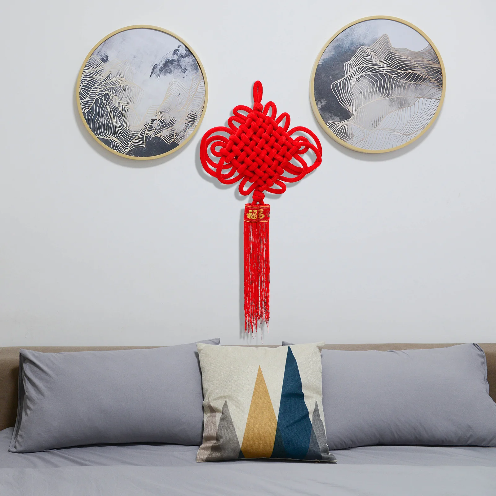 

Ornaments Chinese Knot Pendant Home Decor Knots Fortune Tassels Work Year House Decoration